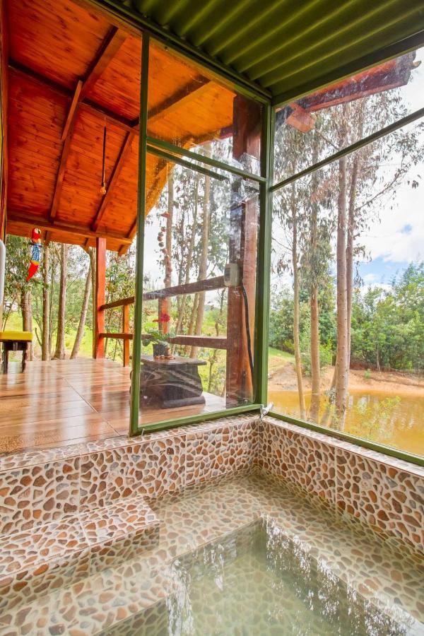Cabana Tipo Glamping Savieza Life Experience Nemocon 외부 사진