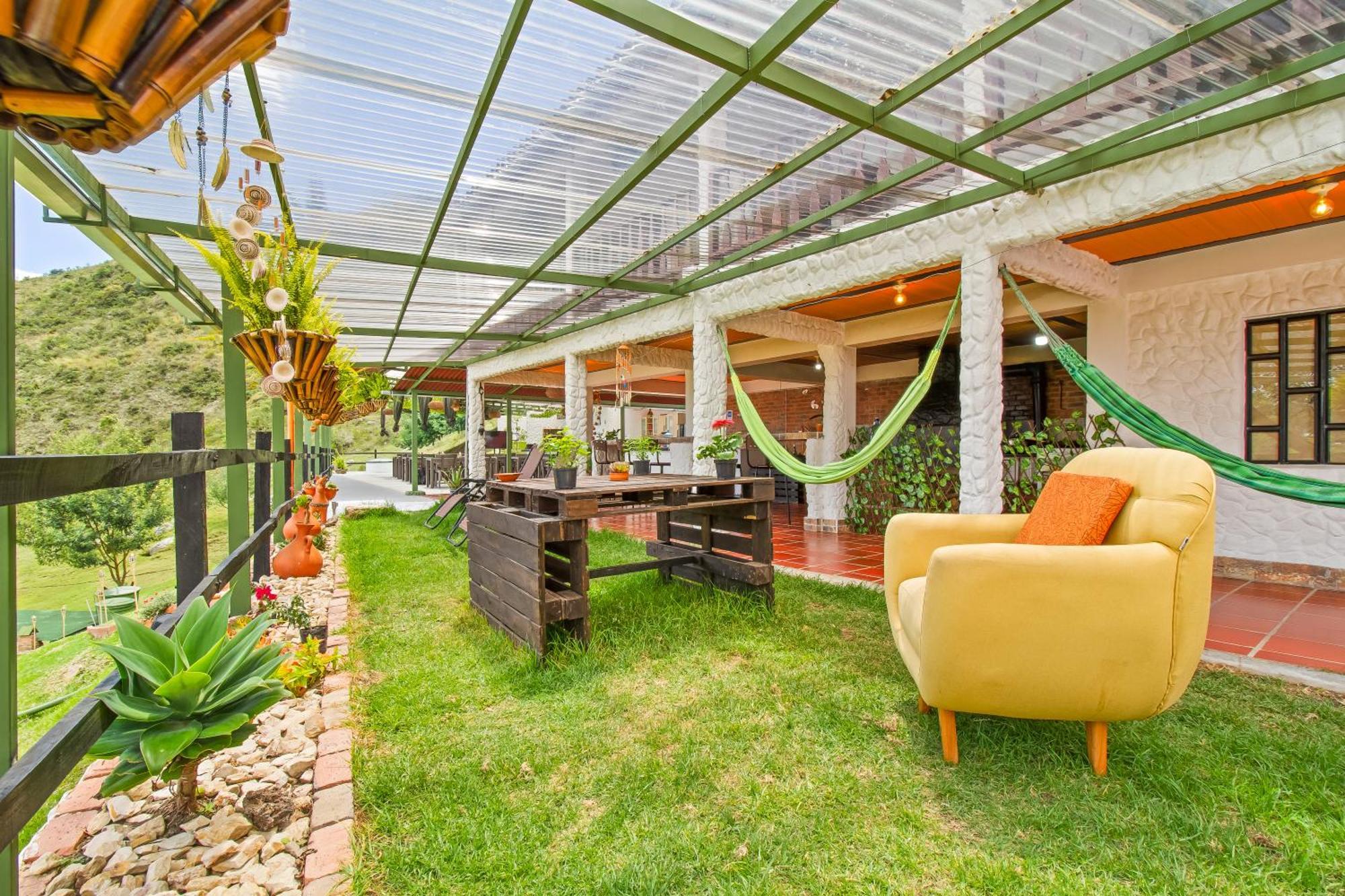 Cabana Tipo Glamping Savieza Life Experience Nemocon 외부 사진